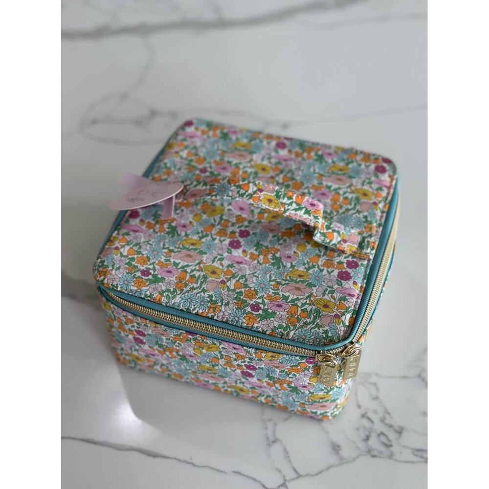 Tonic Large Jewellery Cube - Liberty fabric Poppy
